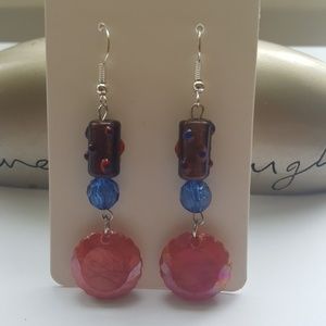 ❤️Red/ 💙Blue/ 💜Dark Purple/ Charmed Earrings 💎⭐️